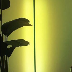 Led floor lamp corner light lamp rub colors changing game w/remote